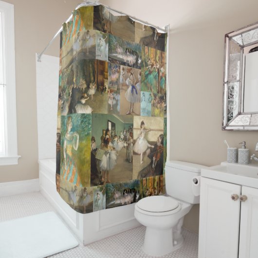 Edgar Degas Ballett Tänzer Bilder und Zeichnungen Duschvorhang (Beispiel)