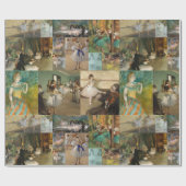 Edgar Degas-Ballett-Tänzer-Malereien und Geschenkpapier (Flach)