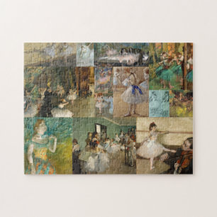 Edgar Degas-Ballett-Tänzer-Malereien und Puzzle