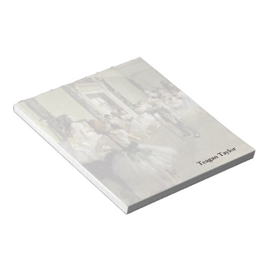 Edgar Degas | Ballettklasse Notizblock (angewinkelt)