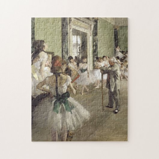 Edgar Degas| Ballettklasse Puzzle (Vertikal)