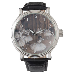 Edgar Degas - Ballettprobe auf der Bühne Armbanduhr