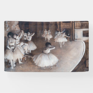 Edgar Degas - Ballettprobe auf der Bühne Banner