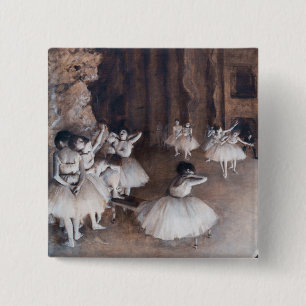 Edgar Degas - Ballettprobe auf der Bühne Button