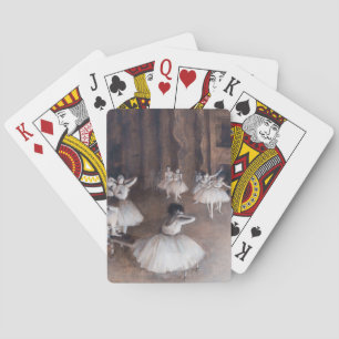 Edgar Degas - Ballettprobe auf der Bühne Spielkarten