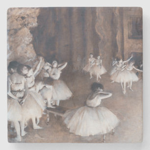 Edgar Degas - Ballettprobe auf der Bühne Steinuntersetzer