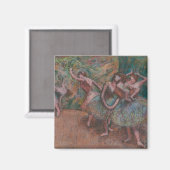 Edgar Degas | Ballettszene Magnet (Vorderseite/Rückseite)