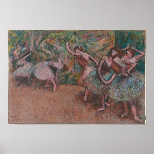 Edgar Degas | Ballettszene Poster (Vorne)