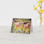 Edgar Degas - Balletttänzer Karte (Gelbe Blume)