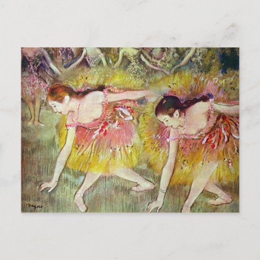 Edgar Degas - Balletttänzer Postkarte (Vorderseite)