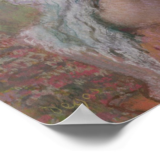 Edgar Degas | Bather Poster (Ecke)