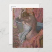 Edgar Degas | Bather Postkarte (Vorne/Hinten)