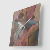 Edgar Degas | Bather Quadratische Wanduhr (Winkel)