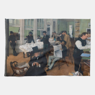 Edgar Degas - Baumwollbüro in New Orleans Geschirrtuch