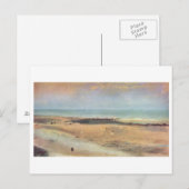 Edgar Degas - Beach @ Low Tide 1869-70 Pastellfarb Postkarte (Vorne/Hinten)