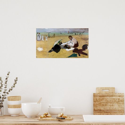 Edgar Degas Beach Scene Poster (Küche)