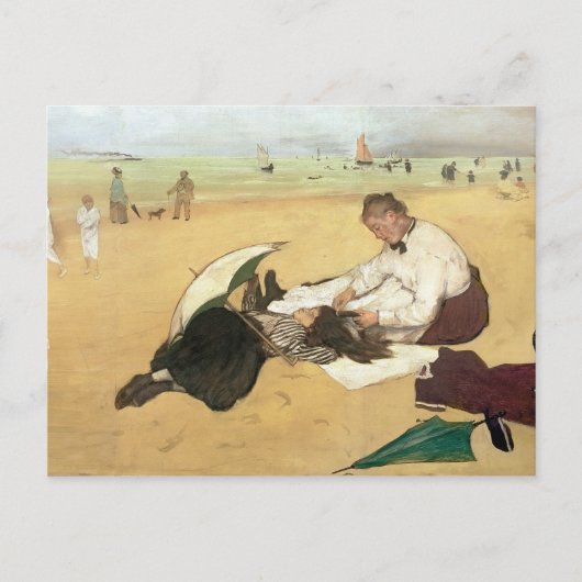 Edgar Degas | Beach scene Postkarte (Vorderseite)
