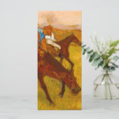 Edgar Degas Before the Race Card (Stehend Vorderseite)