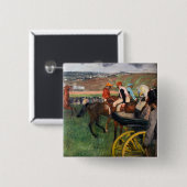 Edgar Degas - Bei den Rennen Button (Vorne & Hinten)