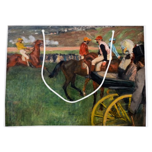 Edgar Degas - Bei den Rennen Große Geschenktüte (Vorderseite)