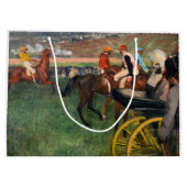 Edgar Degas - Bei den Rennen Große Geschenktüte (Rückseite)