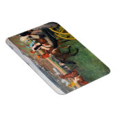 Edgar Degas - Bei den Rennen Magnet (Rechte Seite)