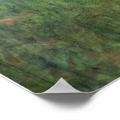 Edgar Degas - Bei den Rennen Poster (Ecke)