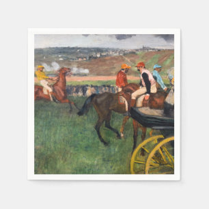 Edgar Degas - Bei den Rennen Serviette