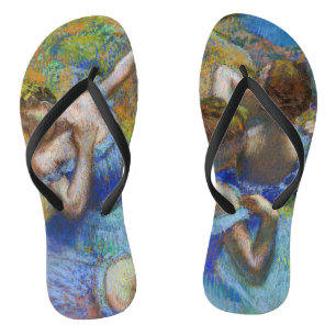 Edgar Degas - Blaue Tänzerinnen Badesandalen