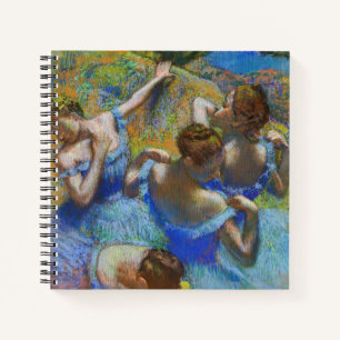 Edgar Degas - Blaue Tänzerinnen Notizblock
