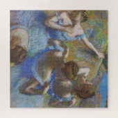 Edgar Degas Blue Ballet Dancers Classic Impression Puzzle (Horizontal)