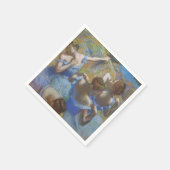 Edgar Degas Blue Ballet Dancers Classic Impression Serviette (Ecke)