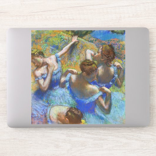 Edgar Degas - Blue Dancers Aufkleber (Computer)