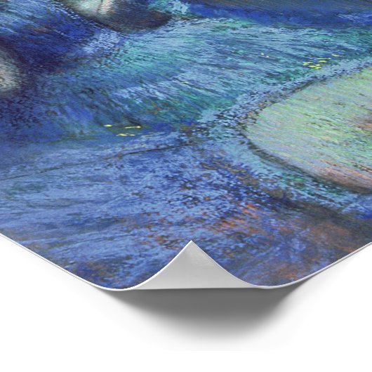 Edgar Degas | Blue Dancers, c.1899 Poster (Ecke)