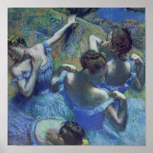 Edgar Degas | Blue Dancers, c.1899 Poster (Vorne)
