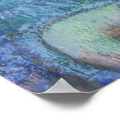 Edgar Degas | Blue Dancers, c.1899 Poster (Ecke)