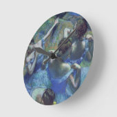 Edgar Degas | Blue Dancers, c.1899 Runde Wanduhr (Winkel)