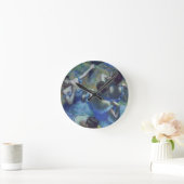 Edgar Degas | Blue Dancers, c.1899 Runde Wanduhr (Zuhause)