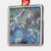 Edgar Degas| Blue Dancers, c.1899 Silbernes Ornament (Links)