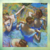 Edgar Degas - Blue Dancers Fensteraufkleber (Blatt 3)