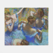 Edgar Degas - Blue Dancers Fleecedecke (Vorderseite (Horizontal))