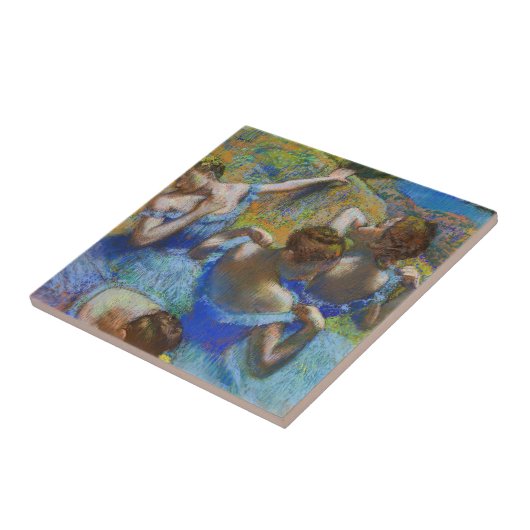 Edgar Degas - Blue Dancers Fliese (Seite)