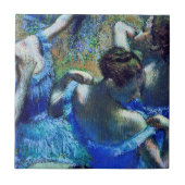 Edgar Degas - Blue Dancers Fliese (Vorderseite)