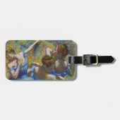 Edgar Degas - Blue Dancers Gepäckanhänger (Vorderseite horizontal)