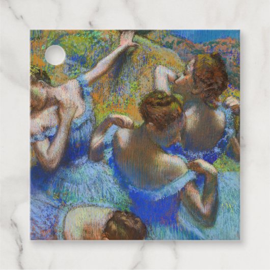 Edgar Degas - Blue Dancers Geschenkanhänger (Vorderseite)