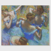 Edgar Degas - Blue Dancers Geschenkpapier (Flach)