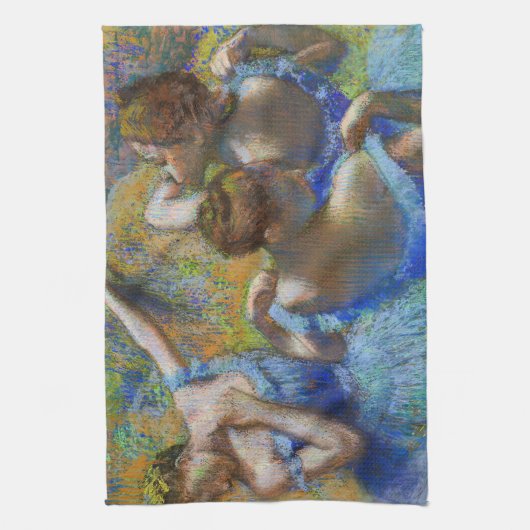 Edgar Degas - Blue Dancers Geschirrtuch (Vertikal)
