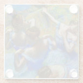 Edgar Degas - Blue Dancers Glasuntersetzer (Rückseite)