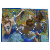 Edgar Degas - Blue Dancers Große Geschenktüte (Rückseite)