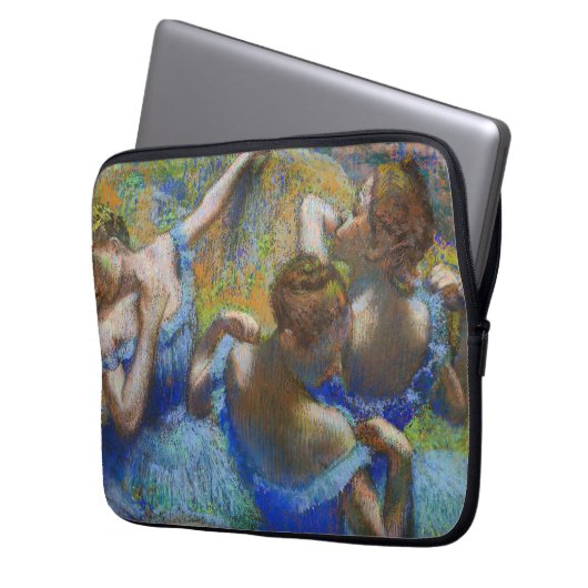 Edgar Degas - Blue Dancers Laptopschutzhülle (Vorderseite Links)